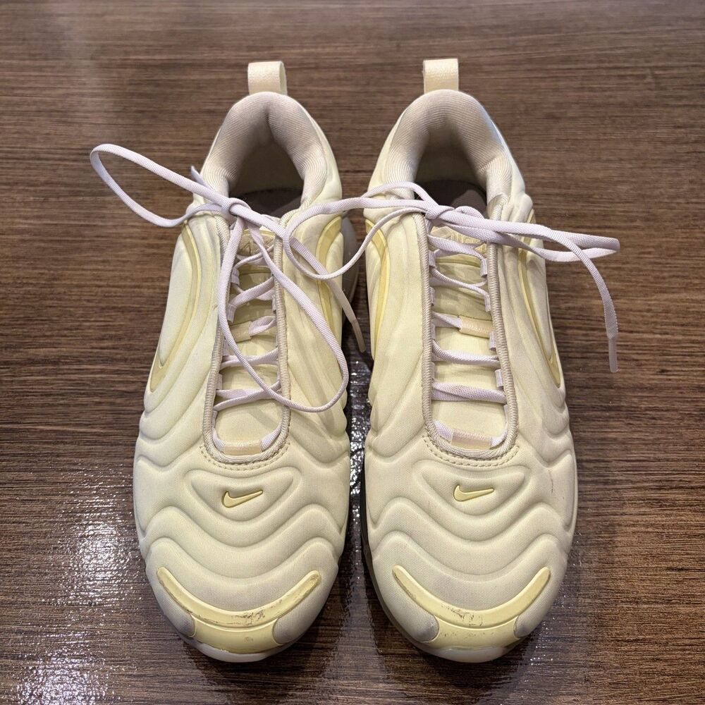 Nike Air Max 720 Shoes Luminous Green AT6176 302 Womens Sz 6.5 Sneakers Yellow